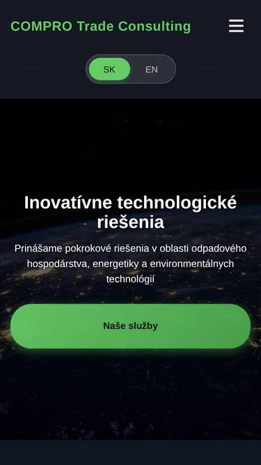 Screenshot of compro.sk