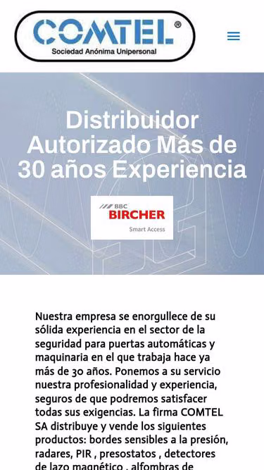 Screenshot of comtel.es