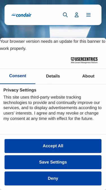 Screenshot of condair.my