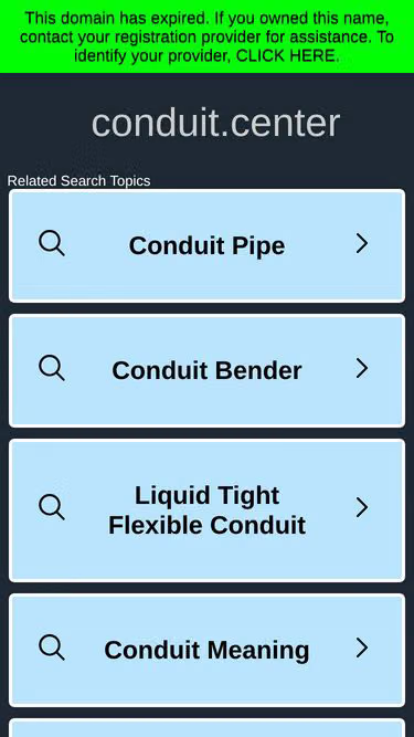 Screenshot of conduit.center
