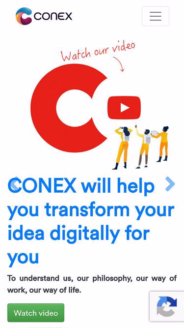 Screenshot of conex.dz