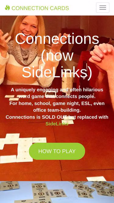 Screenshot of connection.cards