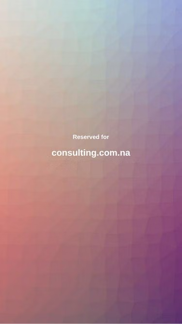 Screenshot of consulting.com.na