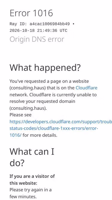 Screenshot of consulting.haus