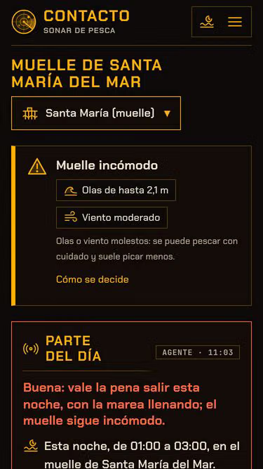 Screenshot of contacto.monster