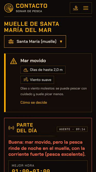 Screenshot of contacto.quest