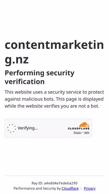 Screenshot of contentmarketing.nz