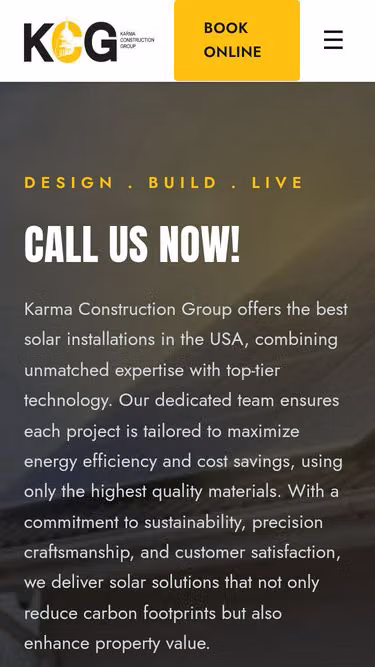 Screenshot of contractor.solar