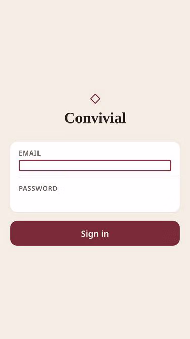 Screenshot of convivial.website