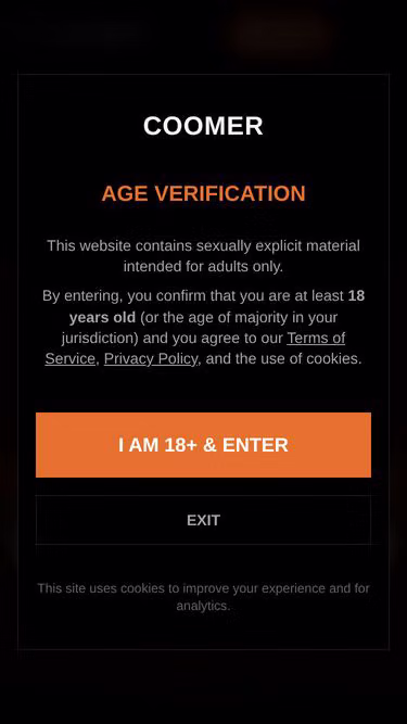 Screenshot of coomer.vip