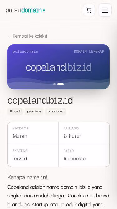 Screenshot of copeland.biz.id