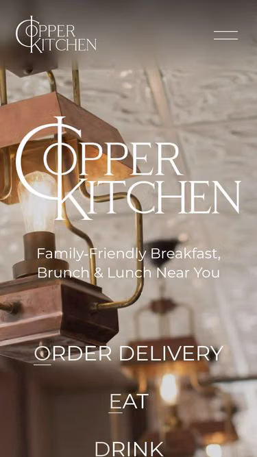 Screenshot of copper.kitchen