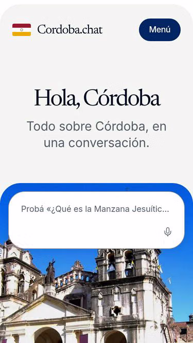 Screenshot of cordoba.chat