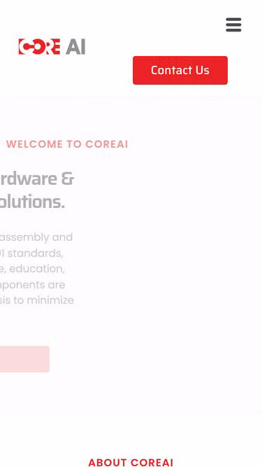 Screenshot of coreai.sg