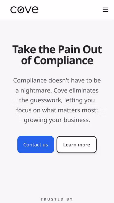 Screenshot of cove.ie