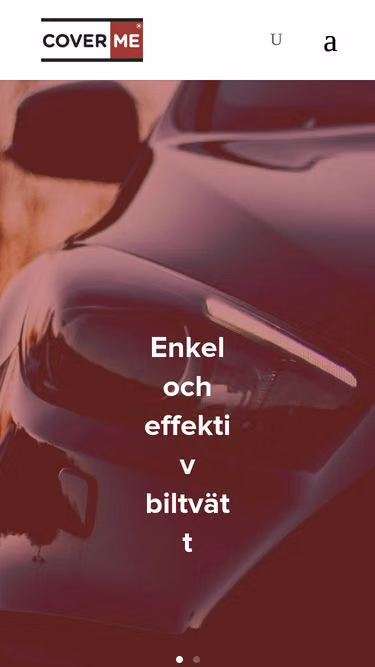 Screenshot of coverme.se