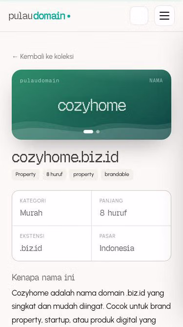 Screenshot of cozyhome.biz.id