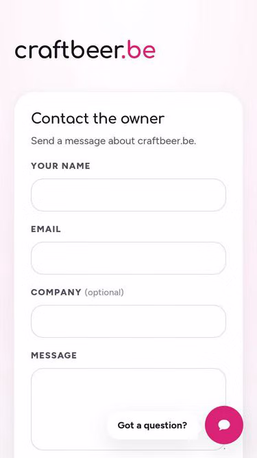 Screenshot of craftbeer.be