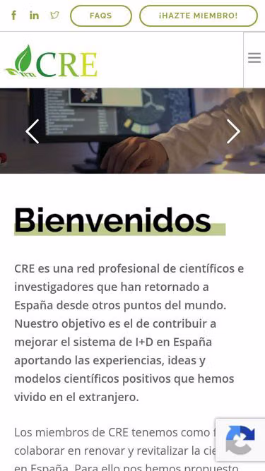 Screenshot of cre.org.es