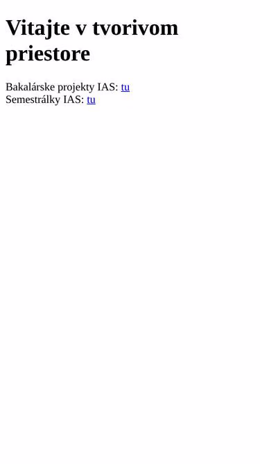 Screenshot of creativespace.sk