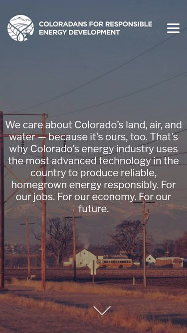 Screenshot of cred.org