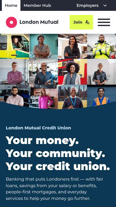 Screenshot of creditunion.london