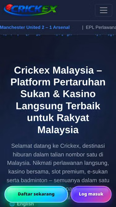 Screenshot of crickex.plus
