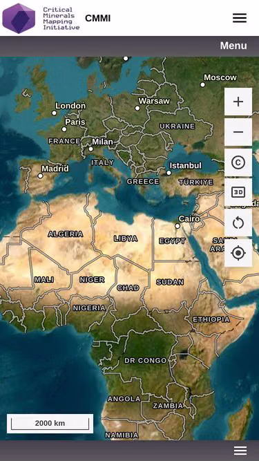 Screenshot of criticalminerals.org