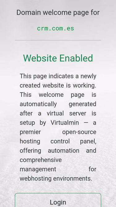 Screenshot of crm.com.es