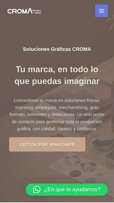 Screenshot of croma.pe