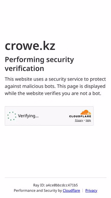 Screenshot of crowe.kz