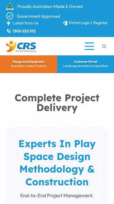 Screenshot of crs.net.au