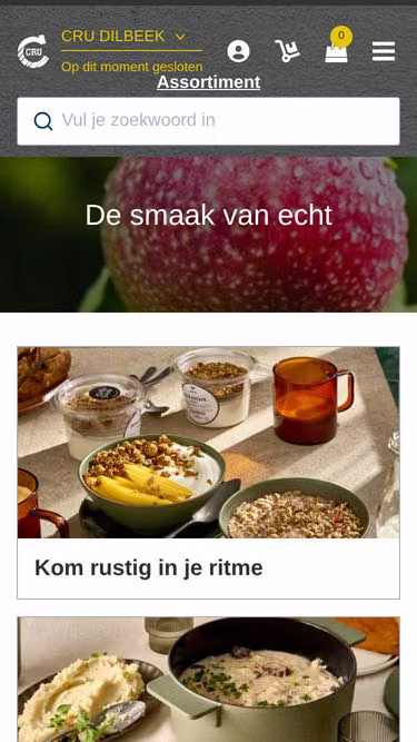 Screenshot of cru.be