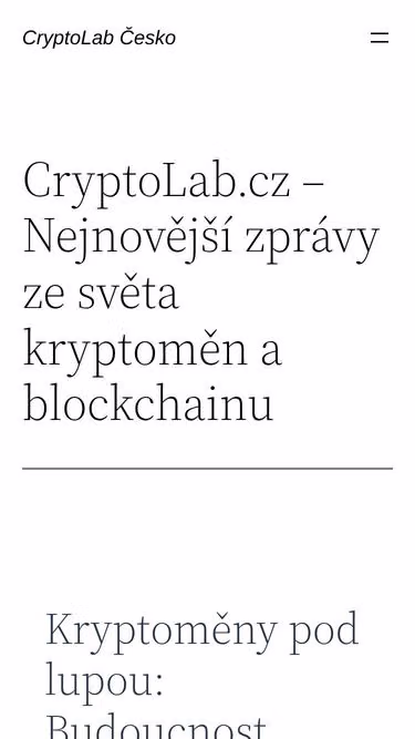 Screenshot of cryptolab.cz