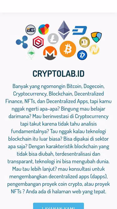 Screenshot of cryptolab.id