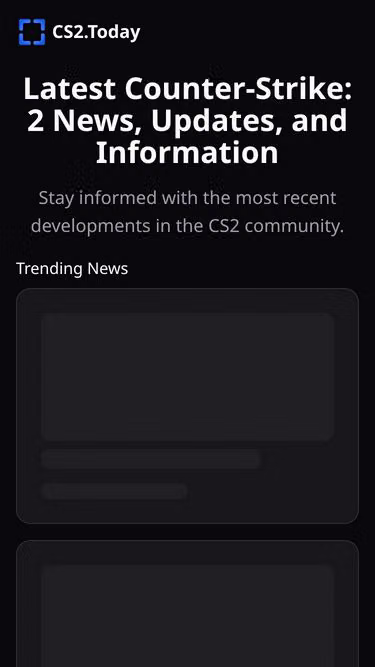 Screenshot of cs2.today