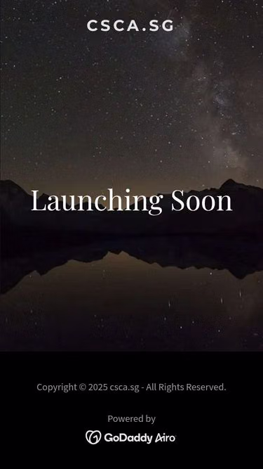 Screenshot of csca.sg