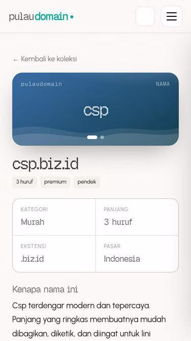 Screenshot of csp.biz.id
