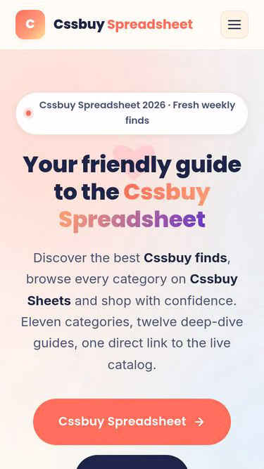 Screenshot of cssbuyspreadsheet.guide