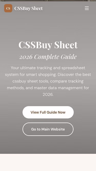 Screenshot of cssbuyspreadsheet.icu