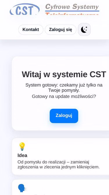 Screenshot of cst.com.pl