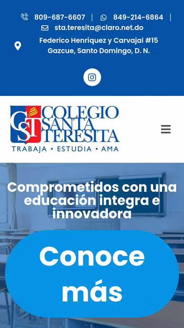 Screenshot of cst.edu.do