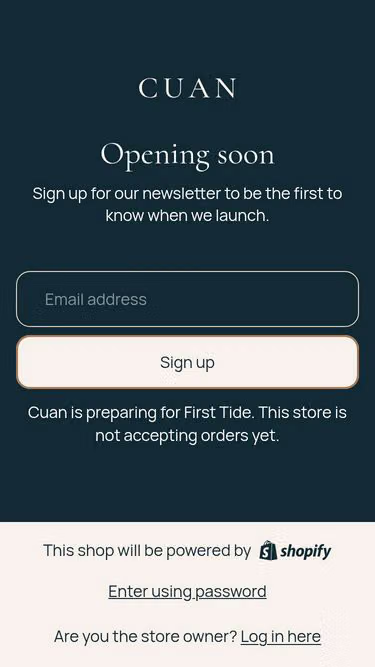 Screenshot of cuan.scot