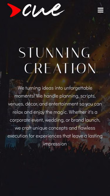 Screenshot of cue.nz
