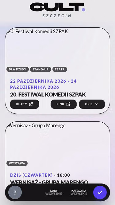 Screenshot of cult.com.pl