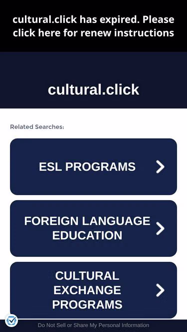 Screenshot of cultural.click