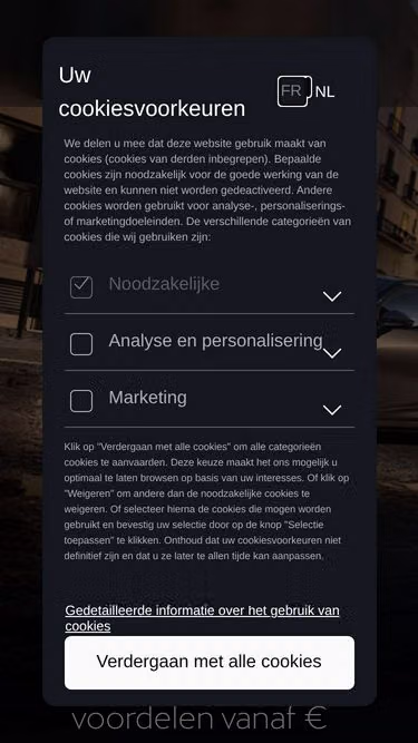 Screenshot of cupraofficial.be