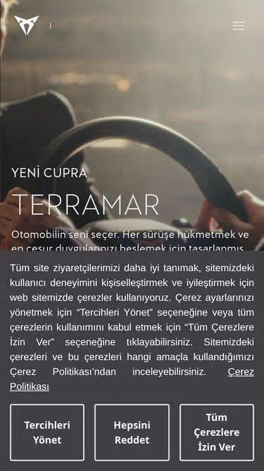 Screenshot of cupraofficial.com.tr