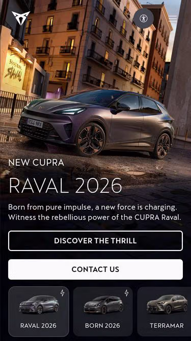 Screenshot of cupraofficial.mt