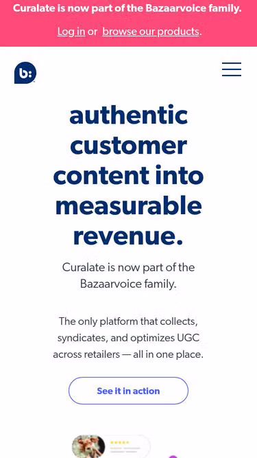 Screenshot of cur.lt